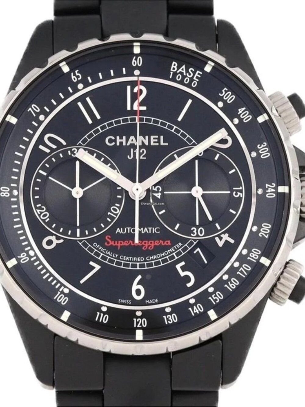 Chanel J12 Superleggera Black Dial on Ref H3409